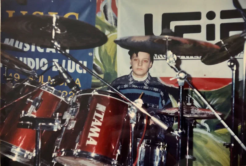 My first ever gig, Sulmona