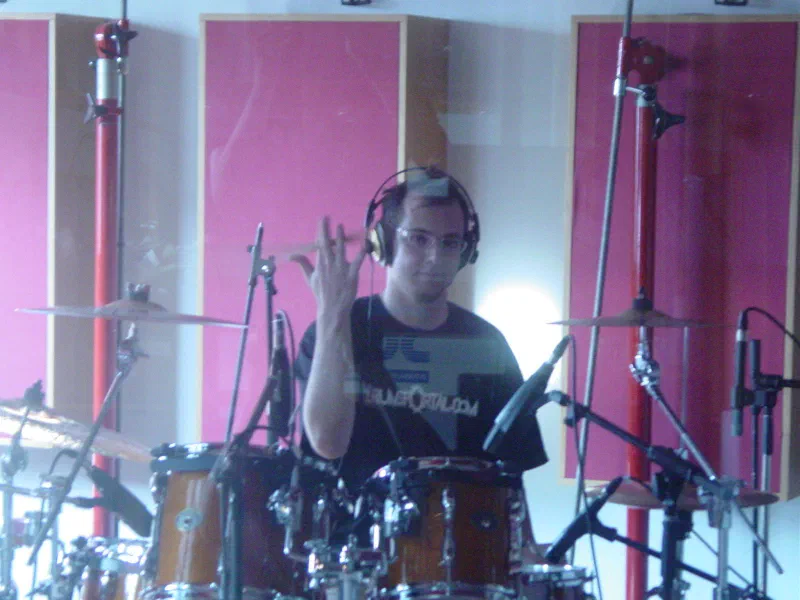 Recording at SAE Institute, Milan