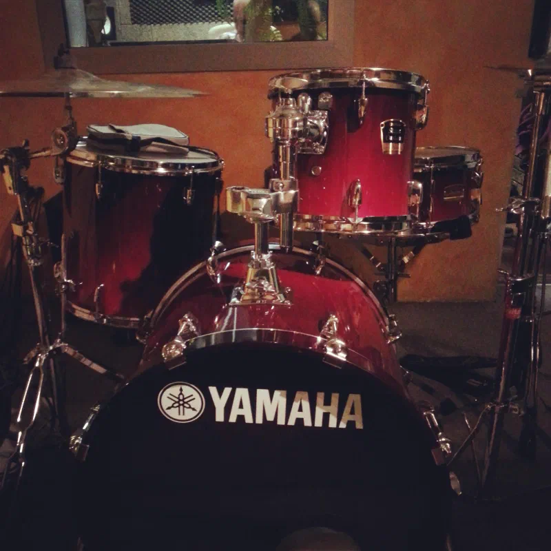 Recording in the studio, Milan