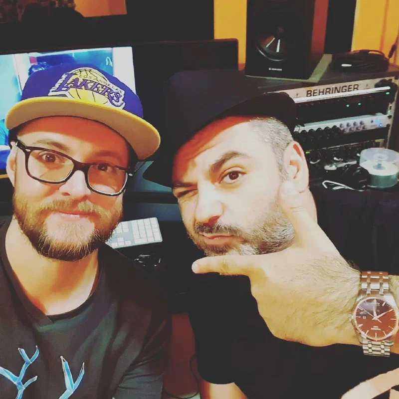 With Andrea Tirimacco at At Studio, Sulmona